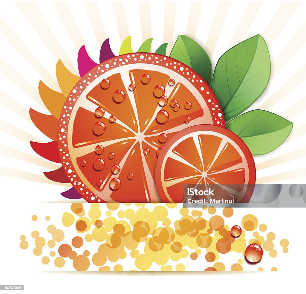 Porción de pomelo rojo - arte vectorial de Alimento libre de derechos