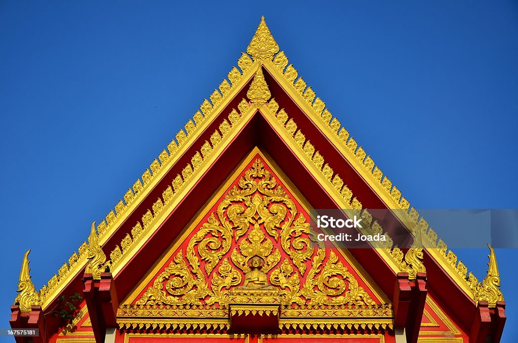 Telhado de Santuário Budista - Royalty-free Budismo Foto de stock