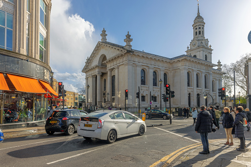 St Paul's Church Knightsbridge on Wilton Place in City of Westminster, London