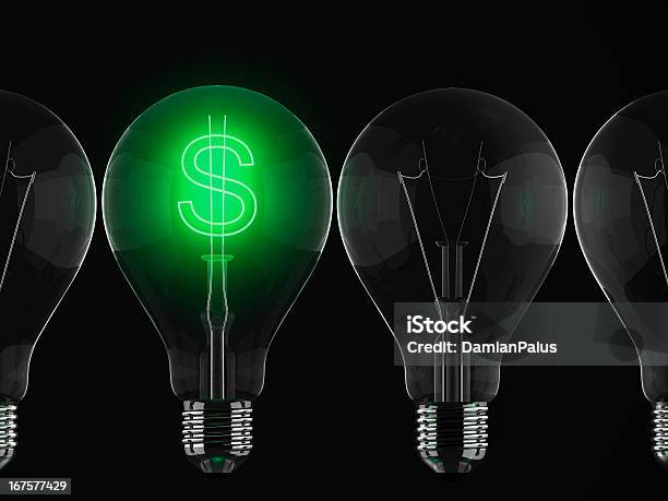 녹색 달러액에 팻말 전광식 In 연립 Of 전등 0명에 대한 스톡 사진 및 기타 이미지 - 0명, 금융, 녹색