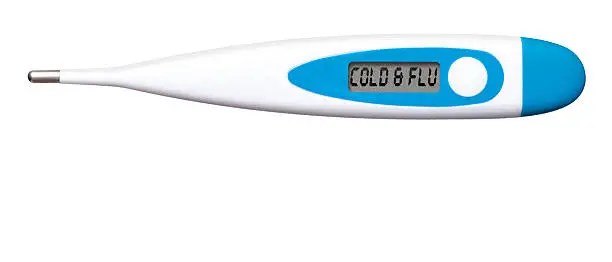 Digital Thermometer with Cold and Flu on Readout
