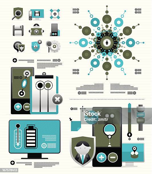 Ilustración de Vector De Elementos De Infografía Para Una Revista y más Vectores Libres de Derechos de Analizar - Analizar, Archivo, Clip Art