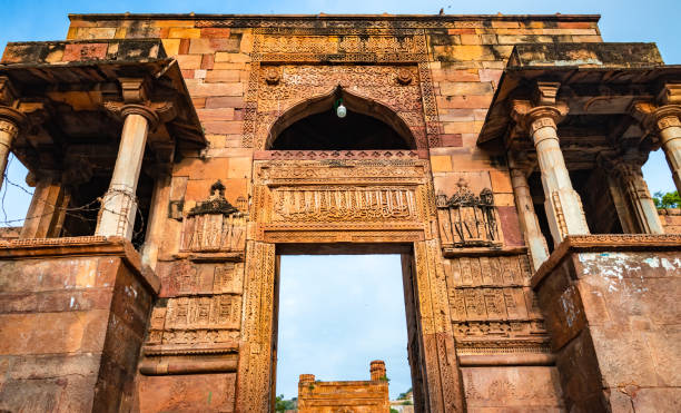 istock ancient grand mosque called Adhai Din Ka Jhonpra vintage architecture at day 1675796662