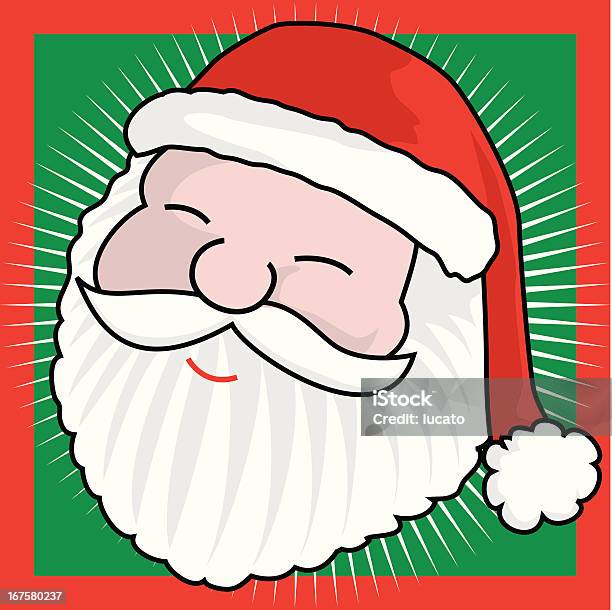 Santa Claus Visage Vecteurs libres de droits et plus d'images vectorielles de Barbe - Barbe, Blanc, Cadeau