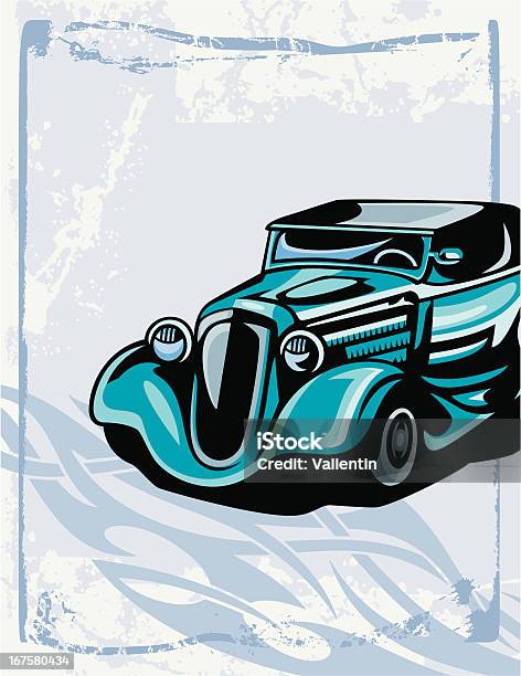 Ilustración de Hot Rod Automoción Serie De Fondo y más Vectores Libres de Derechos de Abstracto - Abstracto, Acontecimientos en las noticias, Actuación - Espectáculo