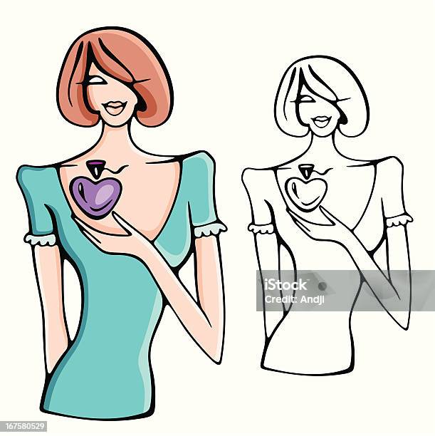 Moda Donna Illustrazione Vettoriale Serie - Immagini vettoriali stock e altre immagini di Adulto - Adulto, Alla moda, Attitudine