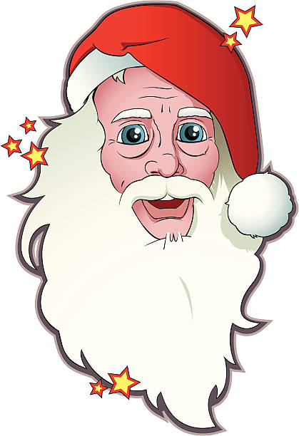 Christmas Santa Claus vector art illustration