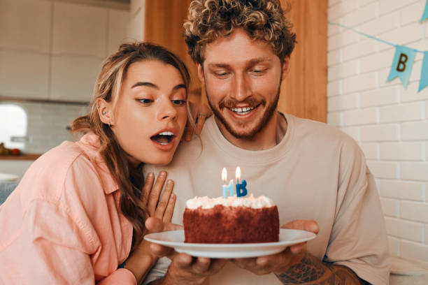 istock Young couple in love spending time together at home 1675831479