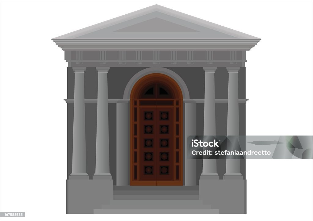 Dorycki temple - Grafika wektorowa royalty-free (Architektura)