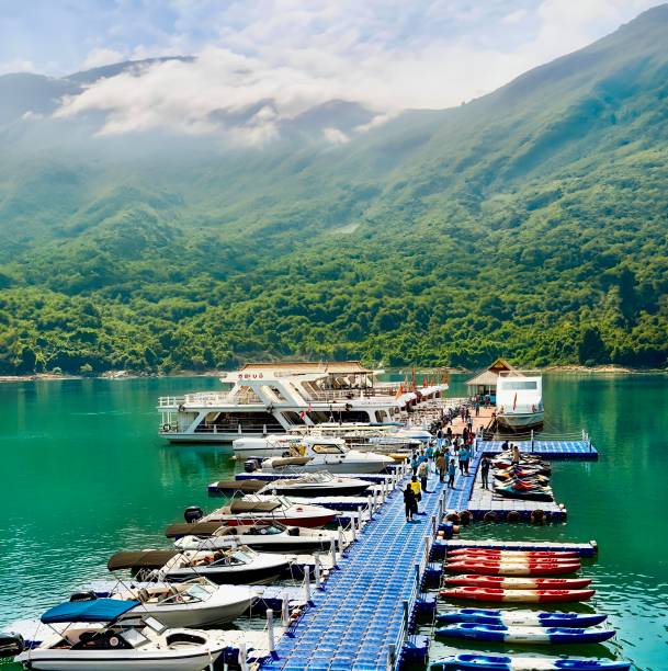 istock Location: luxury boat mooring, beautiful nature 1675861511