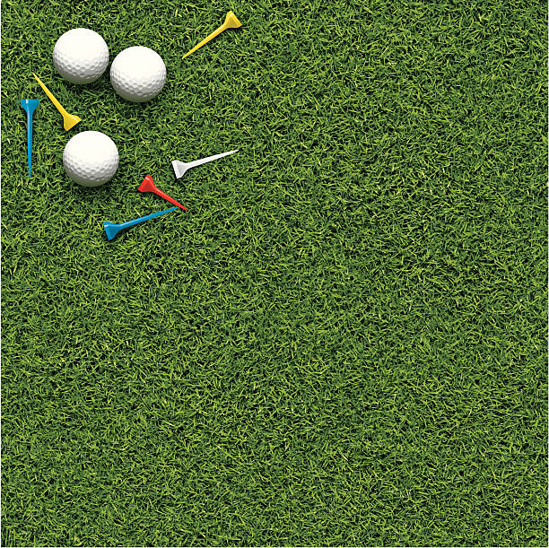 golf-hintergrund - golfplatz green stock-grafiken, -clipart, -cartoons und -symbole