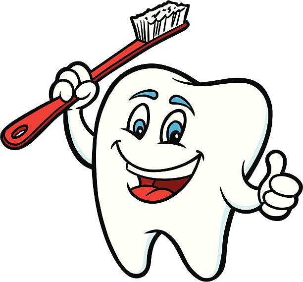 トゥースマスコット - dentist dental hygiene dental equipment care点のイラスト素材／クリップアート素材／マンガ素材／アイコン素材