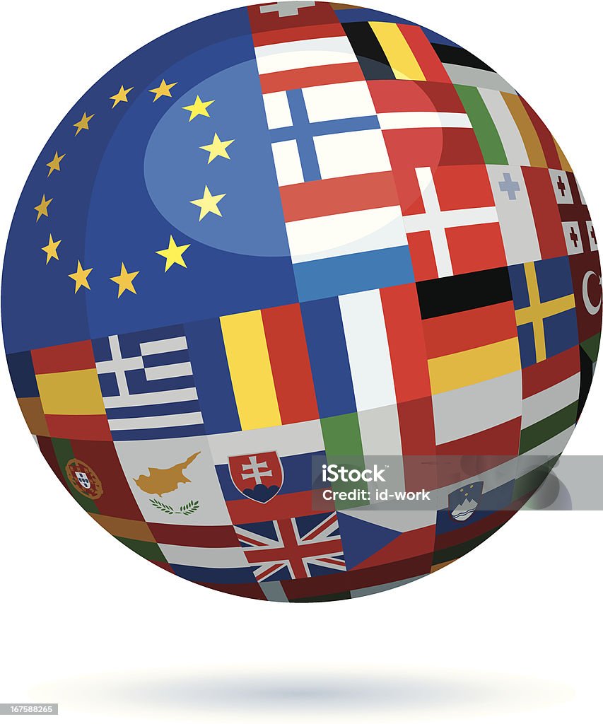 Banderas ámbito de la Unión Europea - arte vectorial de Bandera de la Comunidad Europea libre de derechos