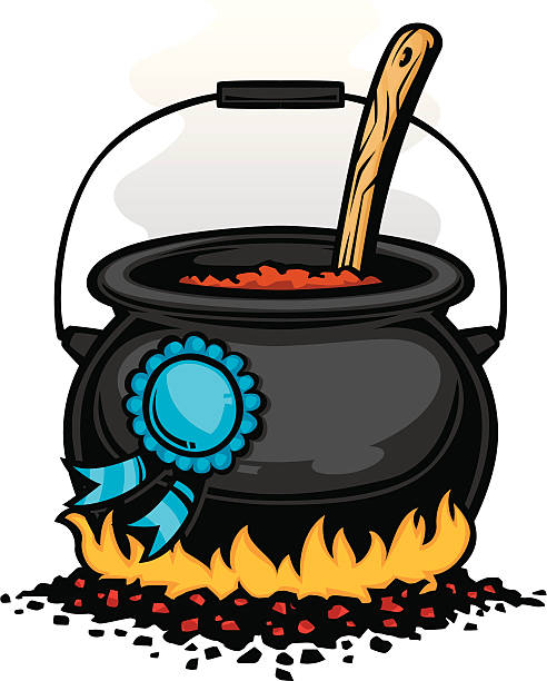 stockillustraties, clipart, cartoons en iconen met first place chili - chili fire