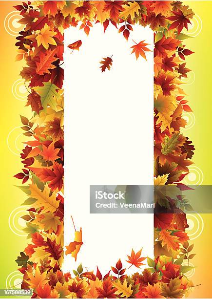 Jesień Baner - Stockowe grafiki wektorowe i więcej obrazów Clip Art - Clip Art, Czerwony, Dekoracja