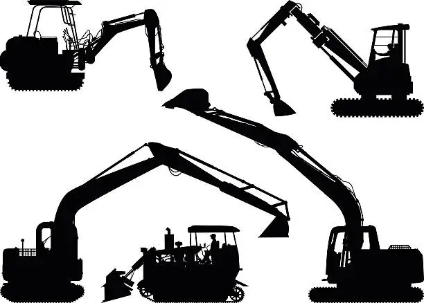 Vector illustration of Diggers