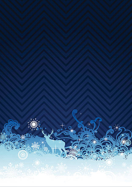 dunkle blaue winter hintergrund - bettafish stock-grafiken, -clipart, -cartoons und -symbole