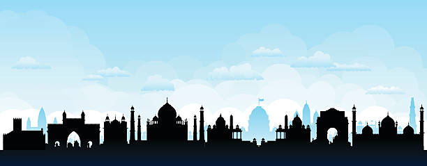 ilustraciones, imágenes clip art, dibujos animados e iconos de stock de india (edificios están detalladas, móviles y completa - india gate gateway to india mumbai