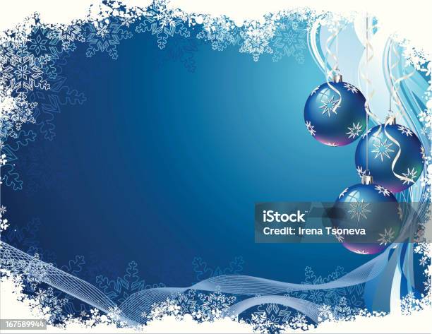 Christmas Background Stock Illustration - Download Image Now - Abstract, Backgrounds, Blue