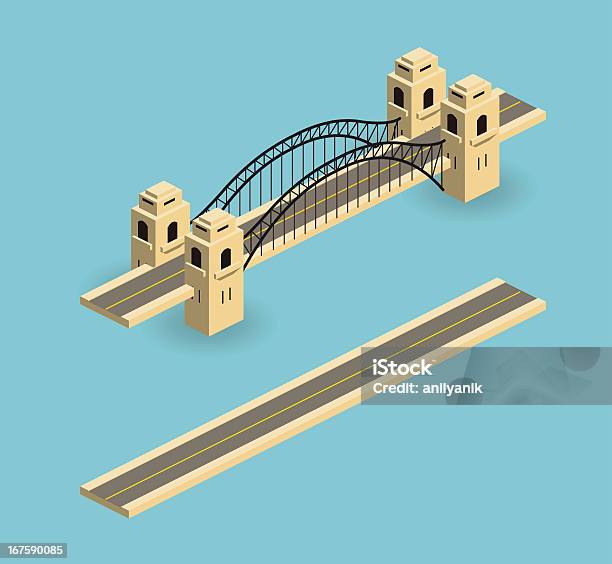 구름다리 등측투영법에 대한 스톡 벡터 아트 및 기타 이미지 - 등측투영법, 교량, 호주