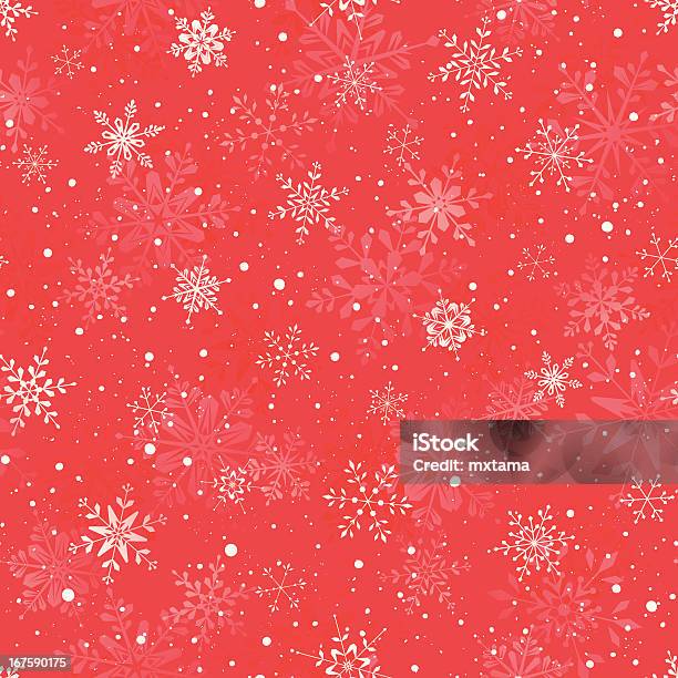 Natal Floco De Neve Padrão - Arte vetorial de stock e mais imagens de Abstrato - Abstrato, Comemoração - Evento, Design