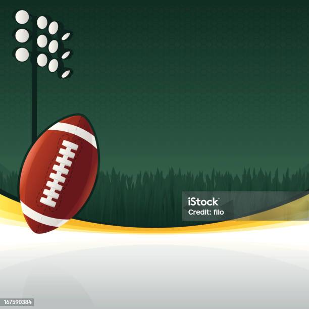 Fußballhintergrund Stock Vektor Art und mehr Bilder von Green Bay - Green Bay, Amerikanischer Football, Football - Spielball