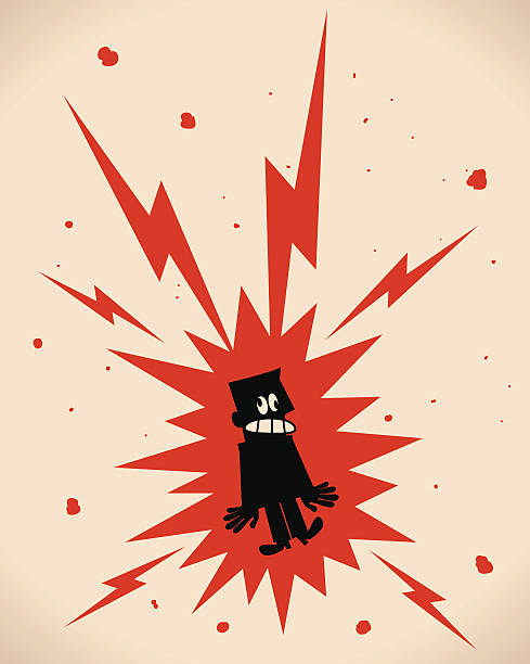 ilustrações, clipart, desenhos animados e ícones de choque elétrico - shock
