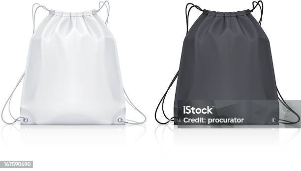 Drawstring Backpack Stock Illustration - Download Image Now - Drawstring Bag, Backpack, Bag
