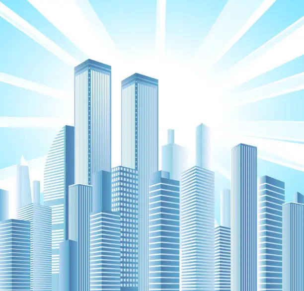 Vector illustration of City skyline