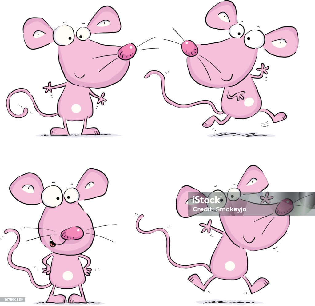 Mice - arte vettoriale royalty-free di Topo - Animale