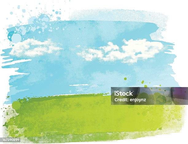 Watercolour Field Stock Illustration - Download Image Now - Backgrounds, Watercolor Painting, Watercolor Paints