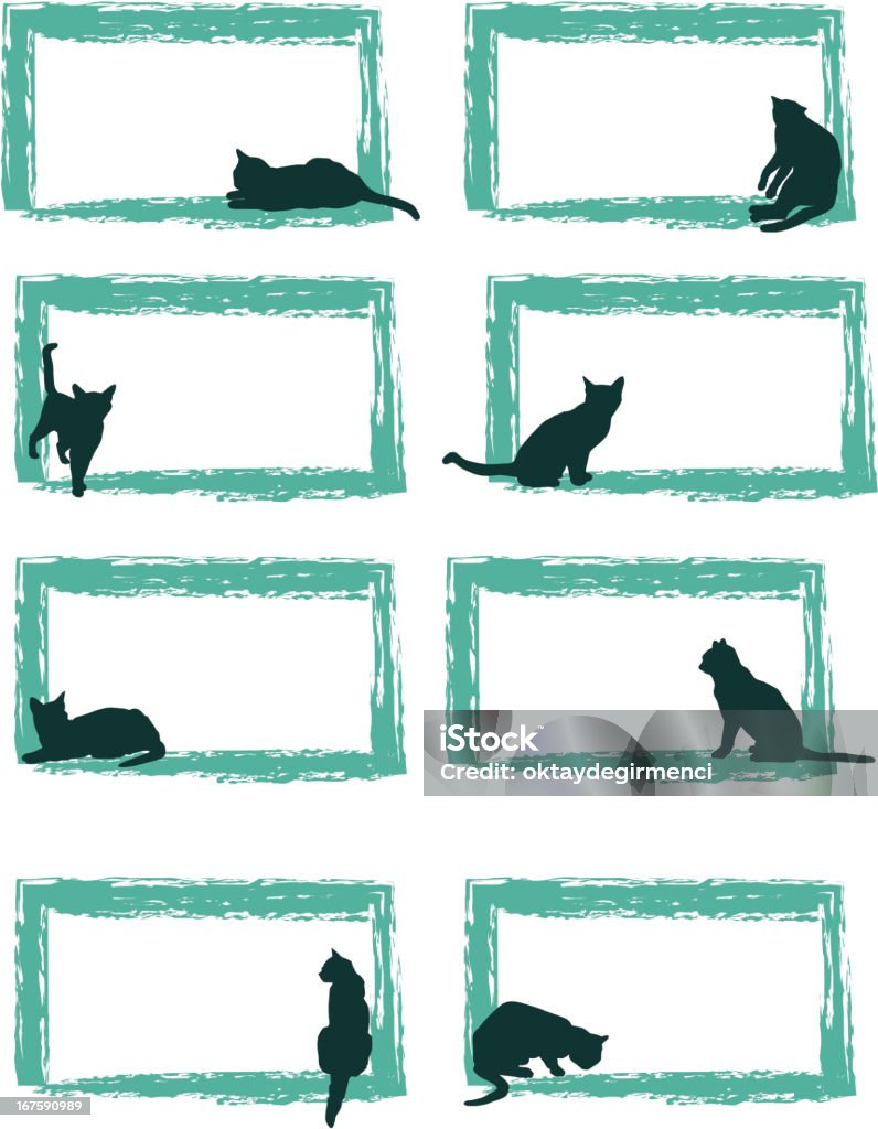 Catz Label Cats Label Stock Illustration - Download Image Now - Animal ...