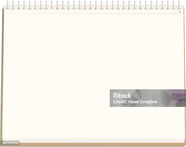 Vuoto Sketchbook - Immagini vettoriali stock e altre immagini di Blocco per schizzi - Blocco per schizzi, Carta, Illustrazione