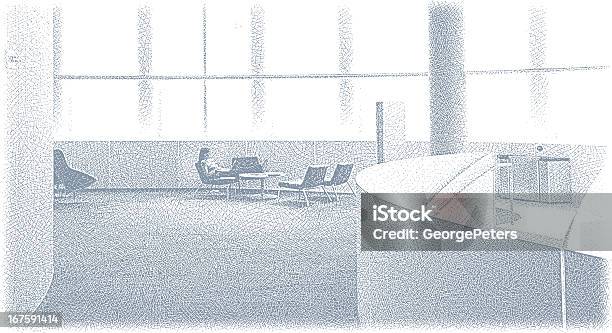 Working In Contemporary Office Stock Illustration - Download Image Now - Exhaustion, Textured, Illustration