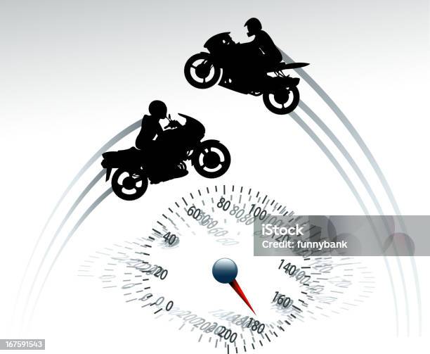 Motocicletta Backround - Immagini vettoriali stock e altre immagini di Contachilometri - Cruscotto - Contachilometri - Cruscotto, Motocicletta, Attività