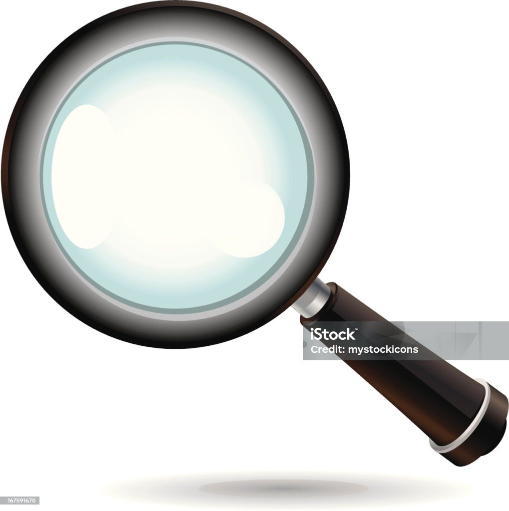 Loupe Symbole - clipart vectoriel de Affaires libre de droits