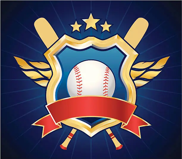 Vector illustration of Baseball logo