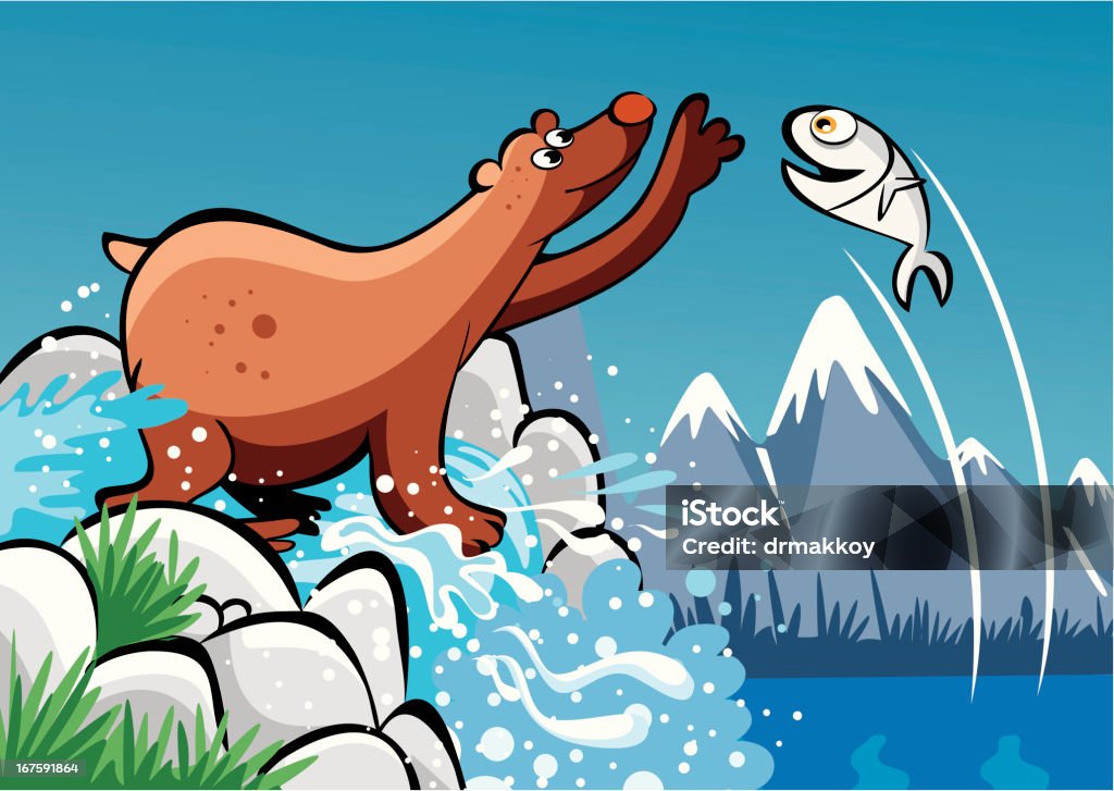 Bear - arte vectorial de Agua libre de derechos