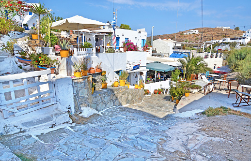Cityscape of Naxos, Cyclades Islands, Aegean Sea, Greece, Europe.