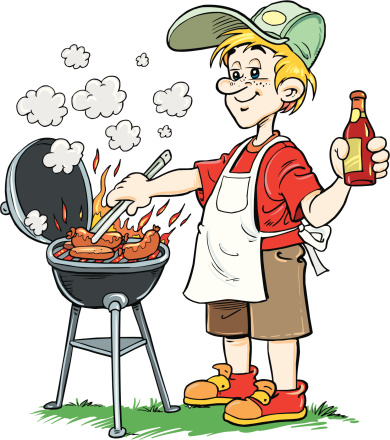 Illustration of barbecue.
