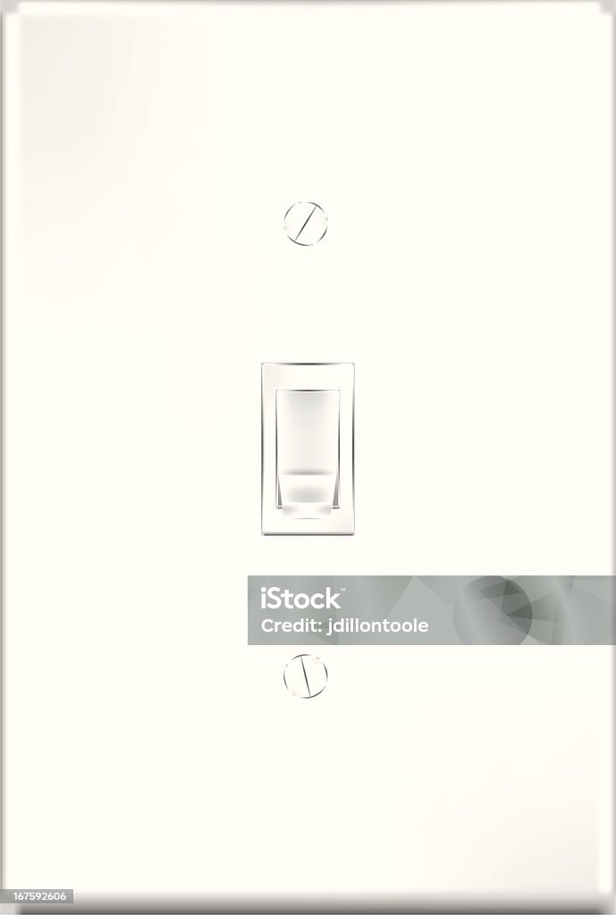 Light Switch Light Switch Vector. Cut Out stock vector