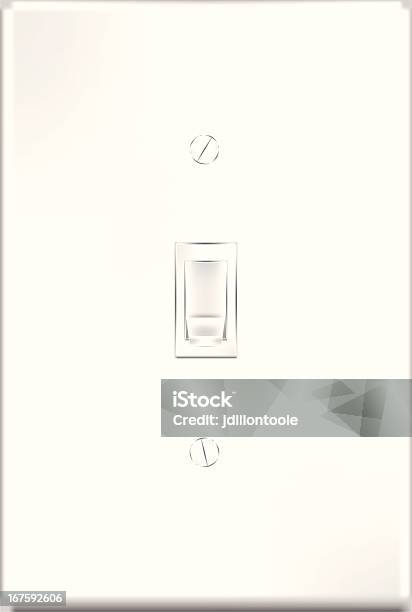 Light Switch Stock Illustration - Download Image Now - Cut Out, Household Fixture, Illustration