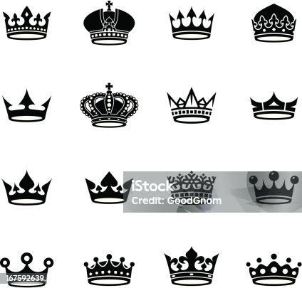 355 Silhouette Of A Royal Crown Tattoo Designs Illustrations & Clip Art -  iStock