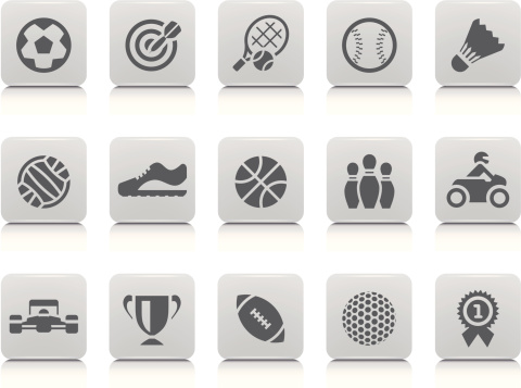 Vector Sport Icon Set. High-Res Jpeg included.