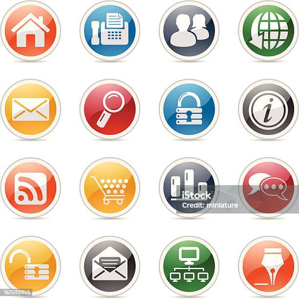 Web And Internet Icons Stock Illustration - Download Image Now - Arrow Symbol, Bar Graph, Business