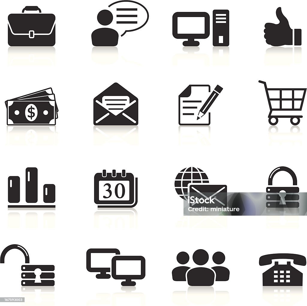 Business Icons - Lizenzfrei E-Mail Vektorgrafik