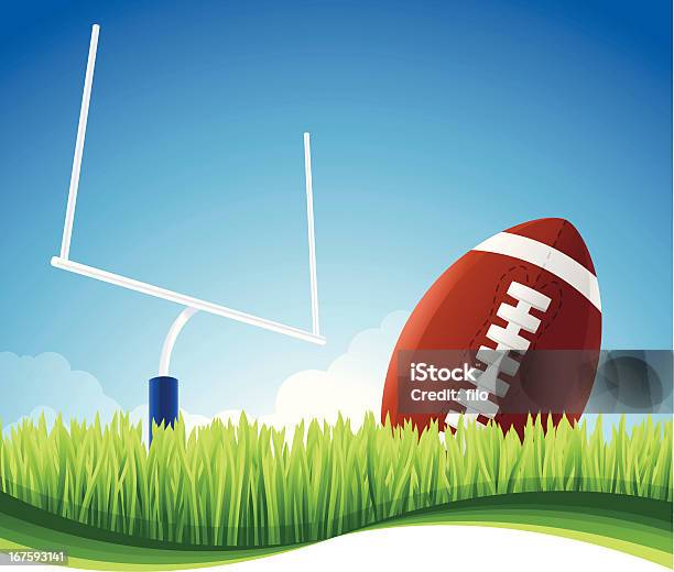 American Football Background Stock Illustration - Download Image Now - American Football - Ball, American Football - Sport, Backgrounds