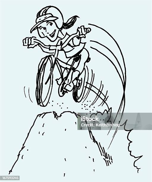 Exercise Fitness Bicyclist Female Cartoon Stock Illustration - Download Image Now - Achievement, BMX Cycling, Beauty