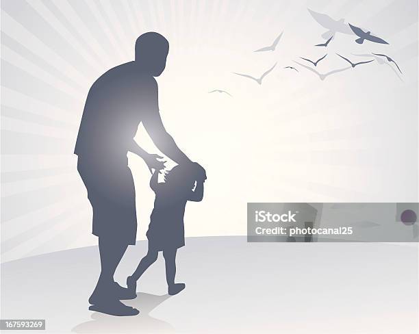 Ilustración de Padre Atención y más Vectores Libres de Derechos de Actividad física - Actividad física, Acuerdo, Adolescente