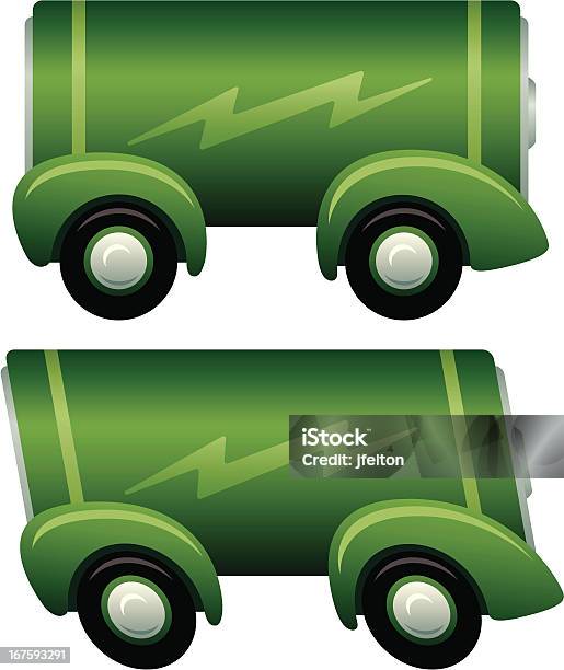 Battery Operated Vehicle Stock Illustration - Download Image Now - Activity, Battery, Car